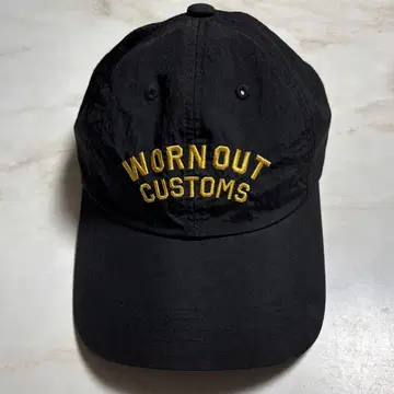 WORNOUT CUSTOMS 나일론 캡 드로 코드