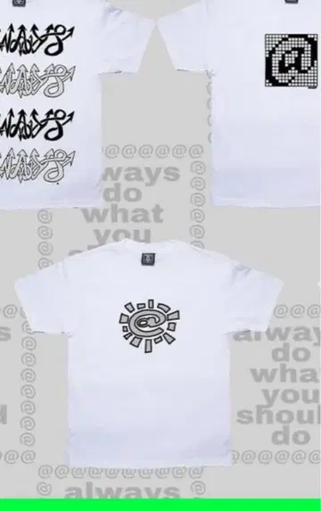 always do what should do 하라주쿠 팝업 한정판 T셔츠