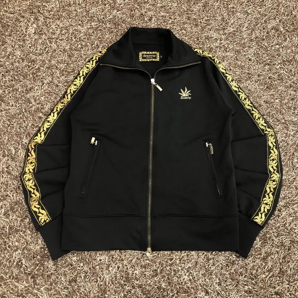 Drestrip Crows Xero Takiya Genji Marijuana Gold Emblem Jersey on