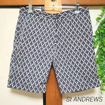 St ANDREWS 세인트 앤드류스 올 패턴 숏팬츠 골프
