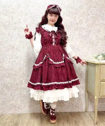 axes femme kawaii 새상품 레이디 로즈 점프 스커트