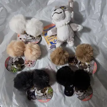 냥타마 스코트 5종 세트 늑대 마카미 봉제 인형