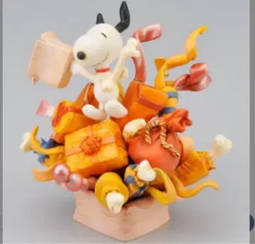 피넛 포메이션 아트 [ 스누피와 선물 ] 비닐 미개봉