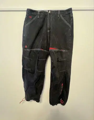 JNCO jean black cargo 데님 카고