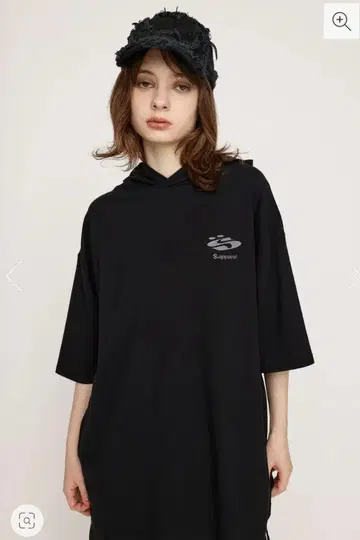 SLY 오버 사이즈 HOODED T셔츠