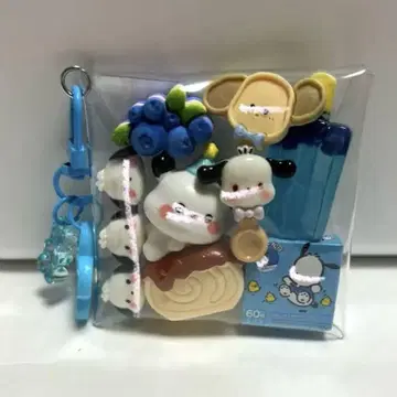 가챠 파우치 파랑 포챠 츠메츠메 타입