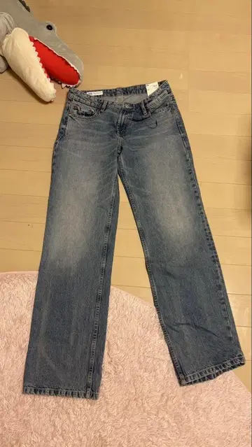 ZARA 남성용 데님 스트레이트 청바지 택 포함 MEX 30 W 30
