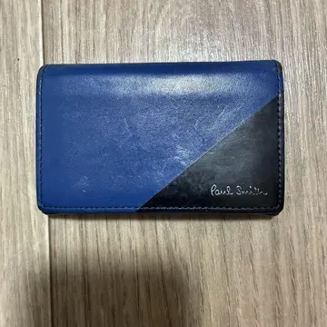 Paul Smith 파랑블랙 가죽 명함지갑
