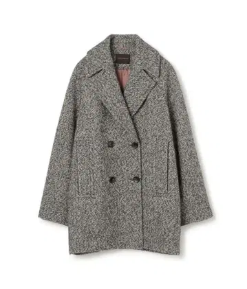 24AW 팬시 다이아고날 숏코트