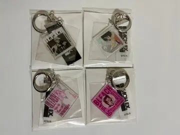 BLEACH 원화전 레코드 자켓 키체인 이치고 루키아 차도 리루카