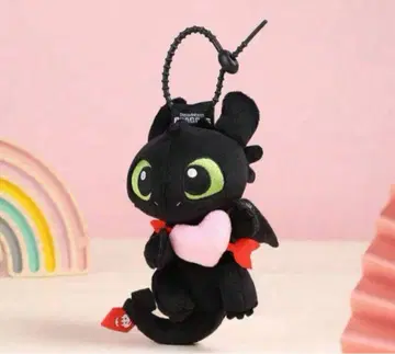 DreamWorks 드래곤 길들이기 투슬리스 봉제 인형 키링