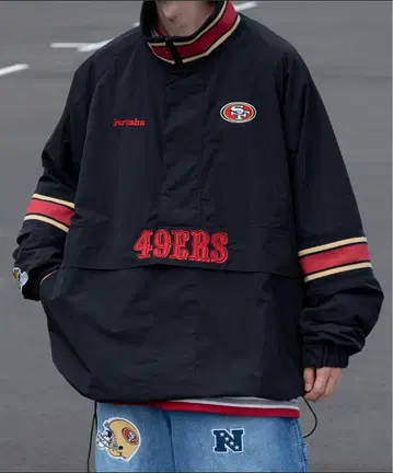 나일론 자켓 XL 사이즈 Perush x NFL 콜라보 나일론 자켓