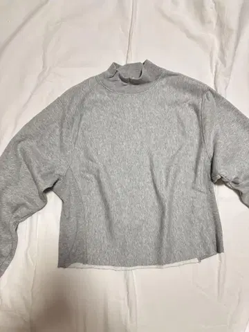 Champion 그레이 하이넥 트레이닝복