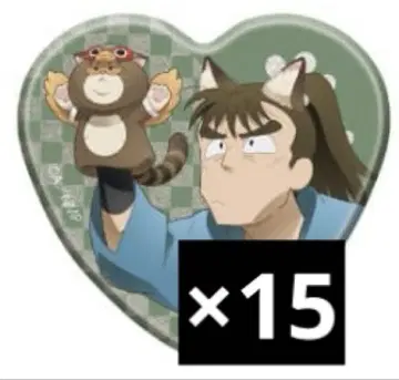 닌타마 란타로 난자타운 하트 캔뱃지 나카자이케 초지