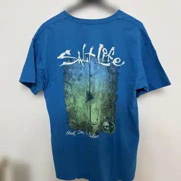 Salt Life 후크 디자인 티셔츠 구제 의류
