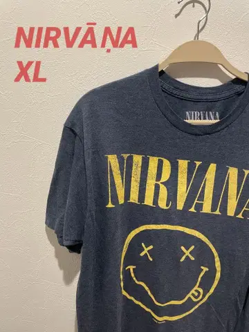NIRVANA T셔츠 다크 블루 XL 사이즈