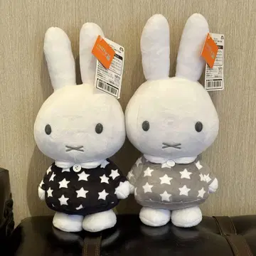 미피 봉제 인형 별 패턴 원피스 2종