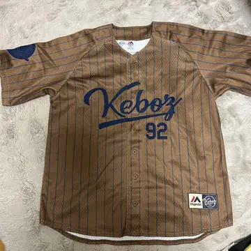 Keboz 92 스트라이프 반팔 셔츠 (SMALL)