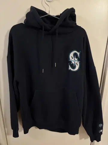 SEATTLE MARINERS 후드티 L 네이비