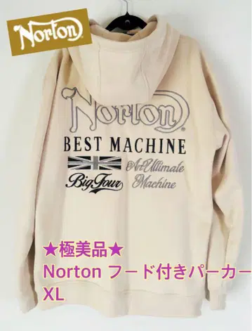 컨디션 최상 Norton 노튼 후드티 / 보아 안감 / 풀 집업 후드티