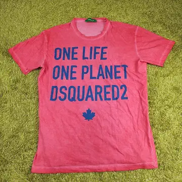 DSQUARED2 T셔츠 ONE LIFE ONE PLANET 사이즈 L