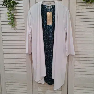 892 마카나나 캐시 화이트 롱 가디건 0 사이즈