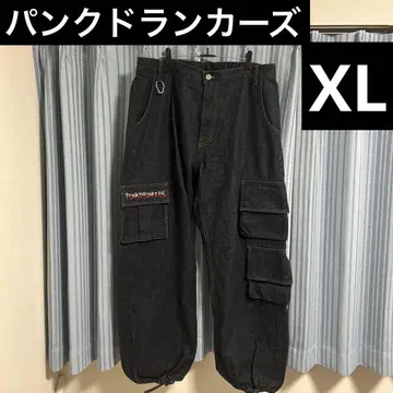 PUNK DRUNKERS 데님 XL 펑크 드렁커스 카고 팬츠