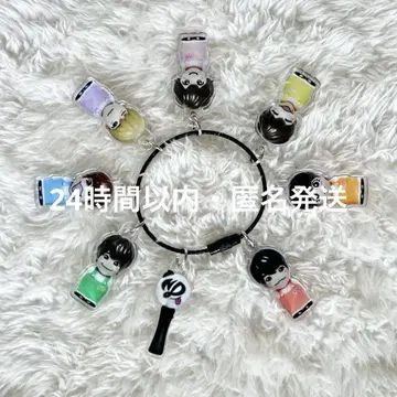 나니와단시 손가락 인형 응원봉 키링