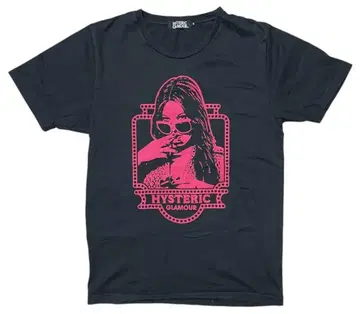 HYSTERIC GLAMOUR 블랙 T셔츠 S y2k 아메카지 크롭 기장