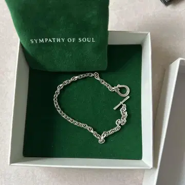 SYMPATHY OF SOUL 실버 체인 팔찌