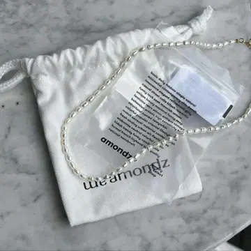아몬즈 amondz 펄 목걸이