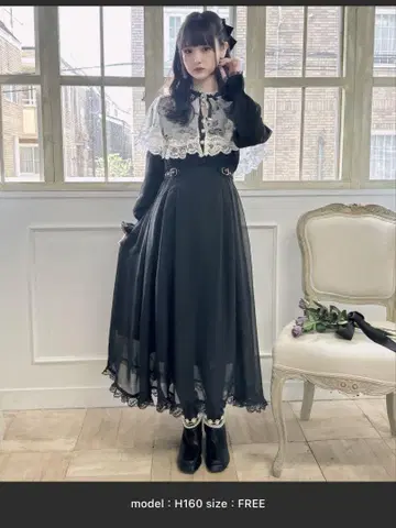 couture BY ROJITA/꽃무늬 케이프 긴팔 맥시 원피스