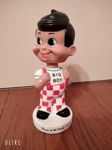 BIG BOY 피규어 레드 화이트 체크