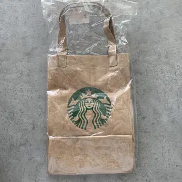 STARBUCKS STANDbyBEAMS 로고 PVC 쇼핑백 토트