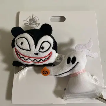 Disney 뱀파이어 테디 & 제로 헤어 클립 세트 할로윈