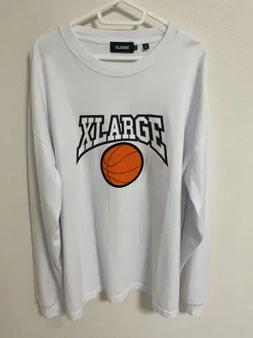 미사용 새상품! X-LARGE 남성용 팀 로고 롱 슬리브 티셔츠 XL