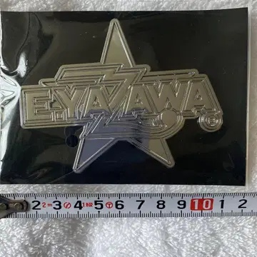 야자와 에이요시 E.YAZAWA 별 모양 로고 3D 스티커