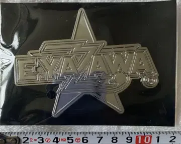 야자와 에이요시 E.YAZAWA 별 모양 로고 3D 스티커