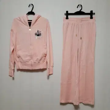 [ Rady ] 샹들리에 비쥬 자수 벨로아 셋업 핑크 M