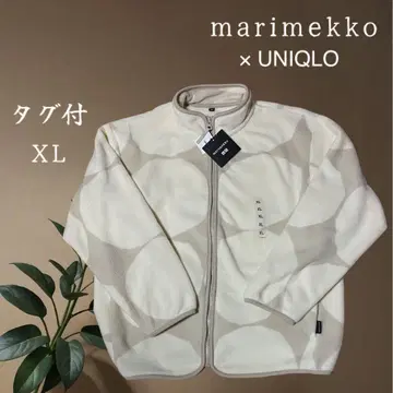미사용 택 포함 marimekko x UNIQLO 플리스 도트 XL
