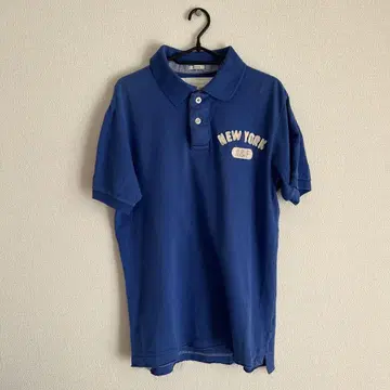 Abercrombie & Fitch 파랑 피케 셔츠 L