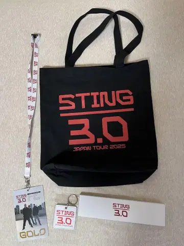STING 3.0 일본 투어 2025 골드석 굿즈 세트