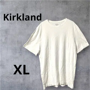 Kirkland Signature XL 티셔츠 100% 피마 코튼 화이트