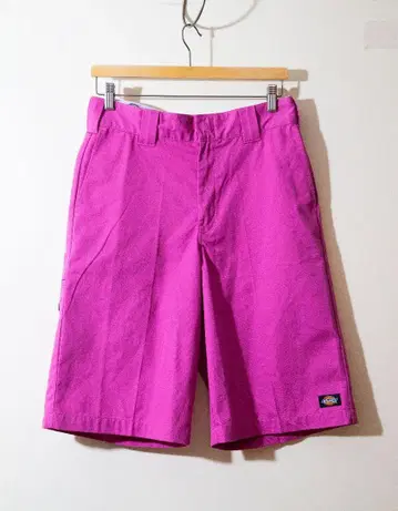 Dickies 네온 핑크 포켓 숏팬츠 w30