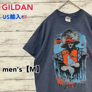 T402 [ US 수입 ] 길단 셔츠 블루 계열 men's [ M ]