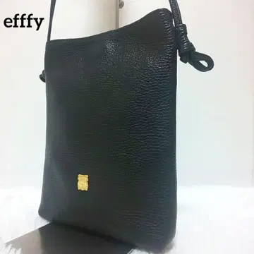 efffy 에피 숄더백 사코슈 가죽 블랙 일본제