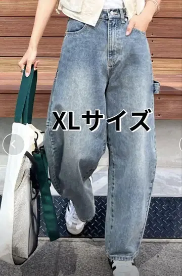 CPCM 라이트 블루 데님 청바지 허리밴딩 XL