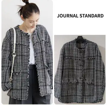 컨디션 최상 JOURNAL STANDARD 트위드 자켓
