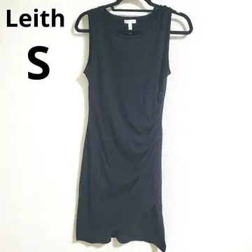 Leith [ S ] 블랙 슬리브리스 원피스