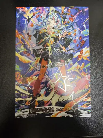 호시마치 스이세이 무도관 라이브 엽서